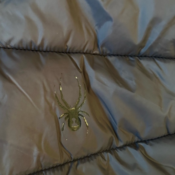 Spyder Men's Nexus Puffer Jacket Coat Dark Gray/ Black Size Large - Picture 7 of 7